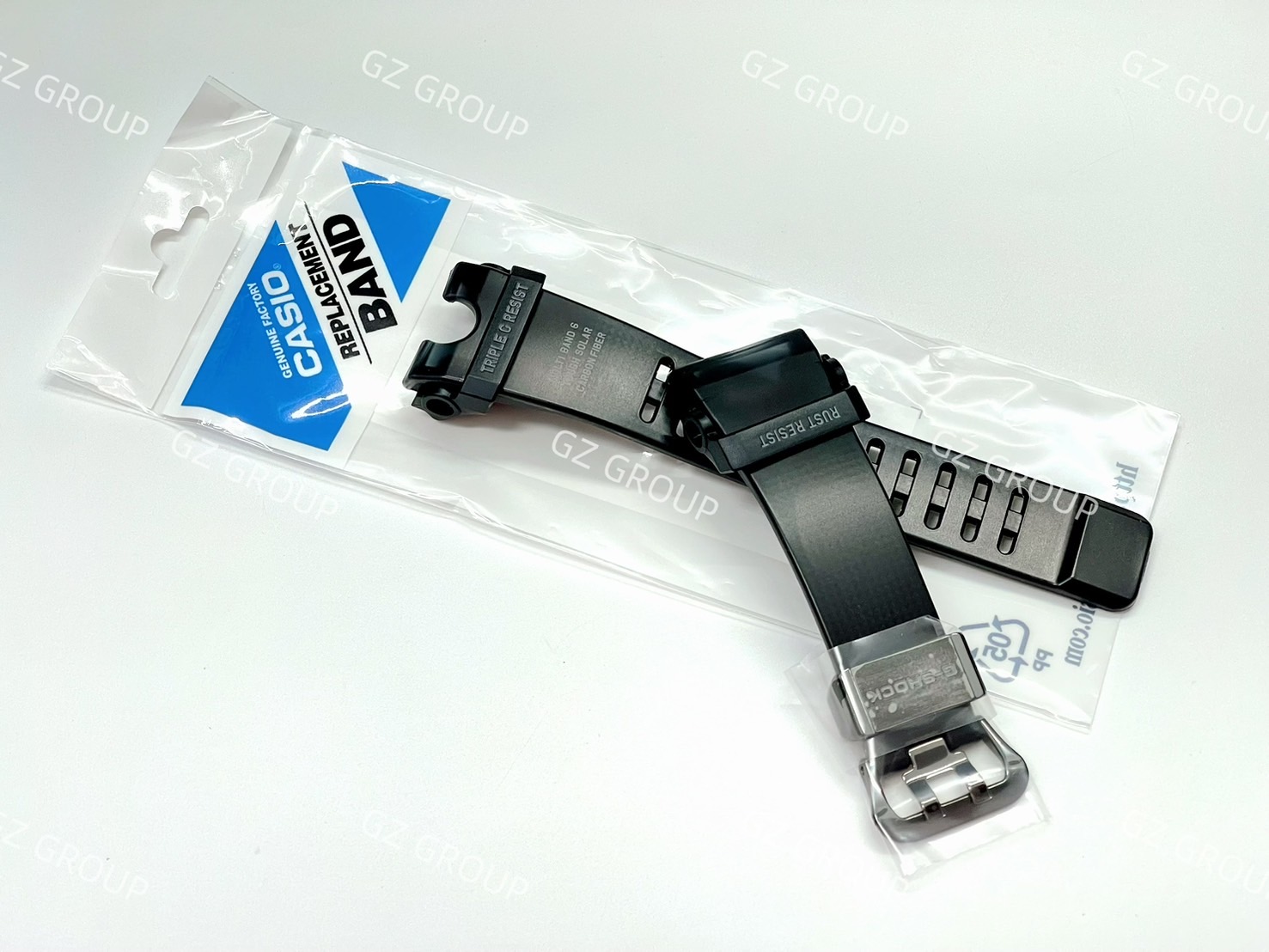 CASIO GENUINE FACTORY CASIO REPLACEMENT อะไหล่นาฬิกา G-SHOCK รุ่น GWR-B1000-1A1 อะไหล่สีดำ