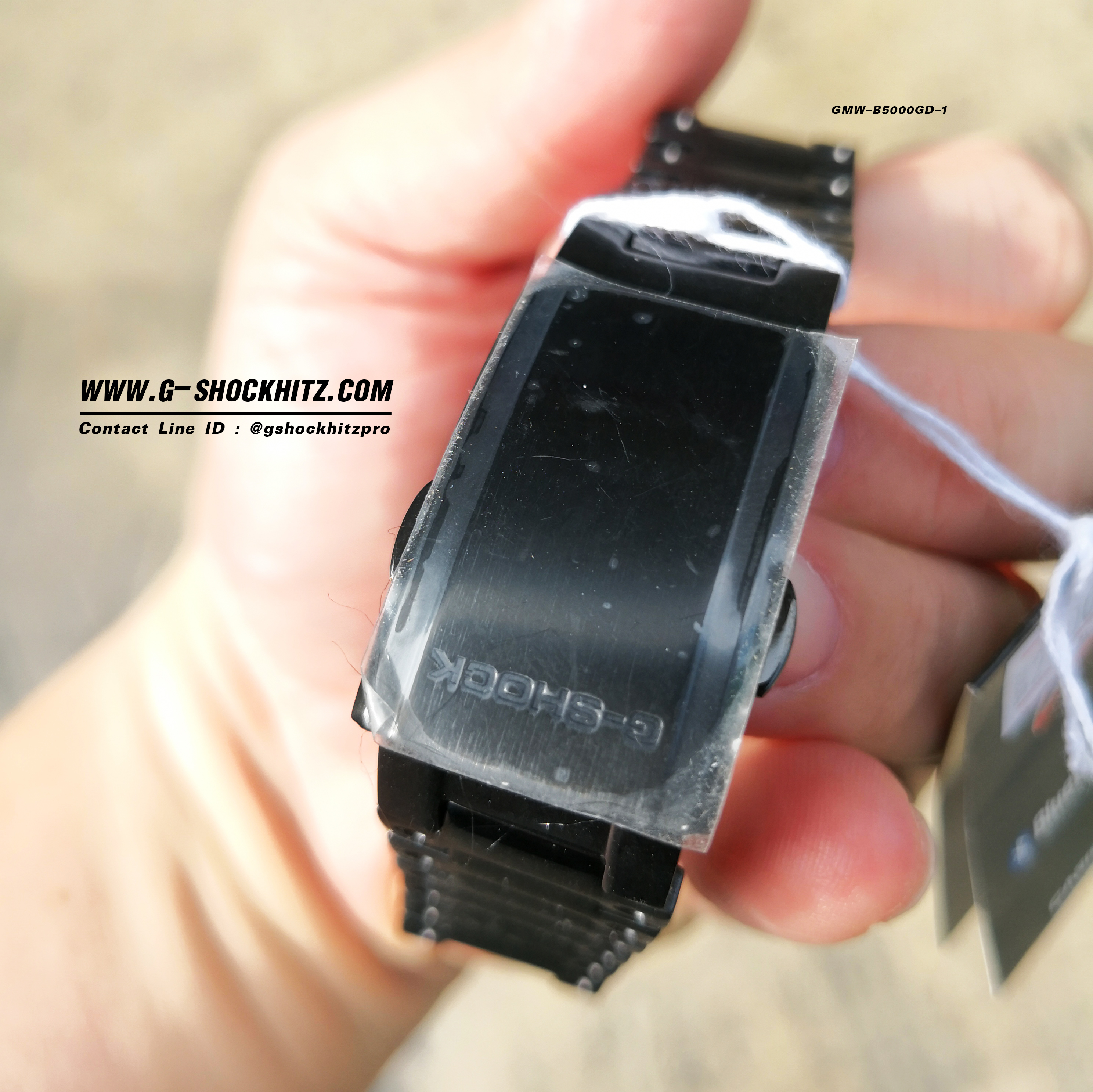 CASIO MID YEAR SALE G-SHOCK พร้อมส่ง นาฬิกาข้อมือ นาฬิกากันน้ำ นาฬิกาของแท้ ประกันศูนย์ CMG 1 ปี รุ่น GMW-B5000GD-1 นาฬิกาสีดำ