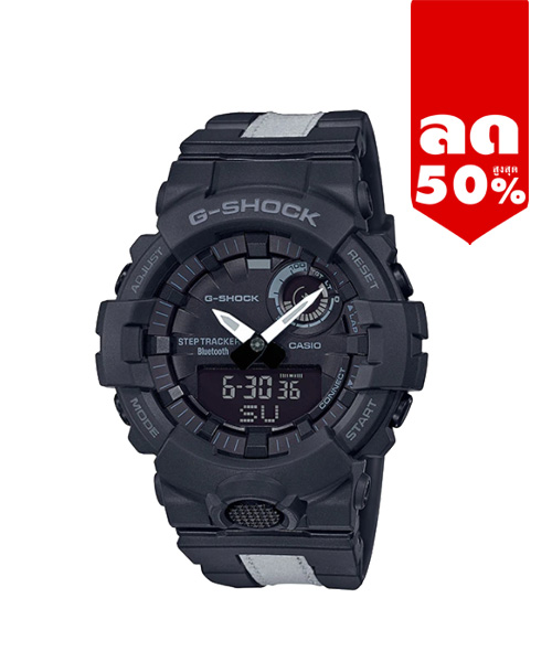 CASIO G-SHOCK นาฬิกาข้อมือ นาฬิกากันน้ำ นาฬิกาของแท้ ประกันศูนย์ CMG 1 ปี รุ่น GBA-800LU-1A นาฬิกาสีดำ