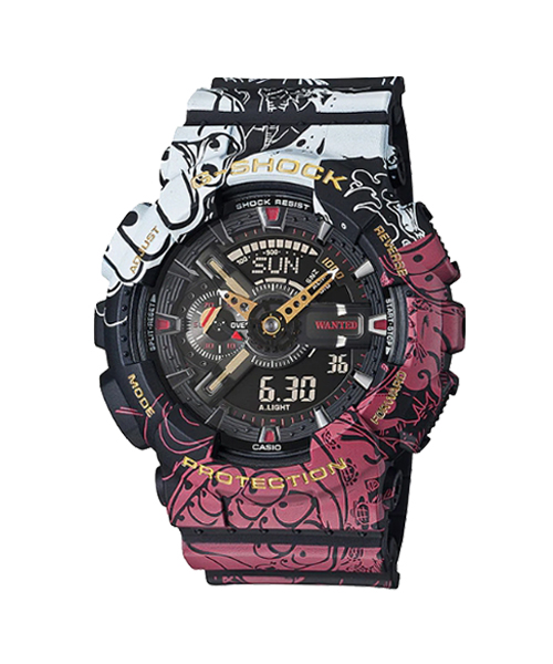 CASIO MID YEAR SALE G-SHOCK พร้อมส่ง นาฬิกาข้อมือ นาฬิกากันน้ำ นาฬิกาของแท้ ประกันศูนย์ CMG 1 ปี รุ่น GA-110JOP-1A4 นาฬิกาสีดำ