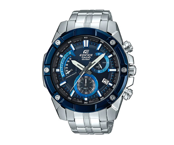 CASIO EDIFICE นาฬิกาข้อมือ นาฬิกากันน้ำ นาฬิกาของแท้ ประกันศูนย์ CMG 1 ปี รุ่น EFR-559DB-2A นาฬิกาสีน้ำเงิน