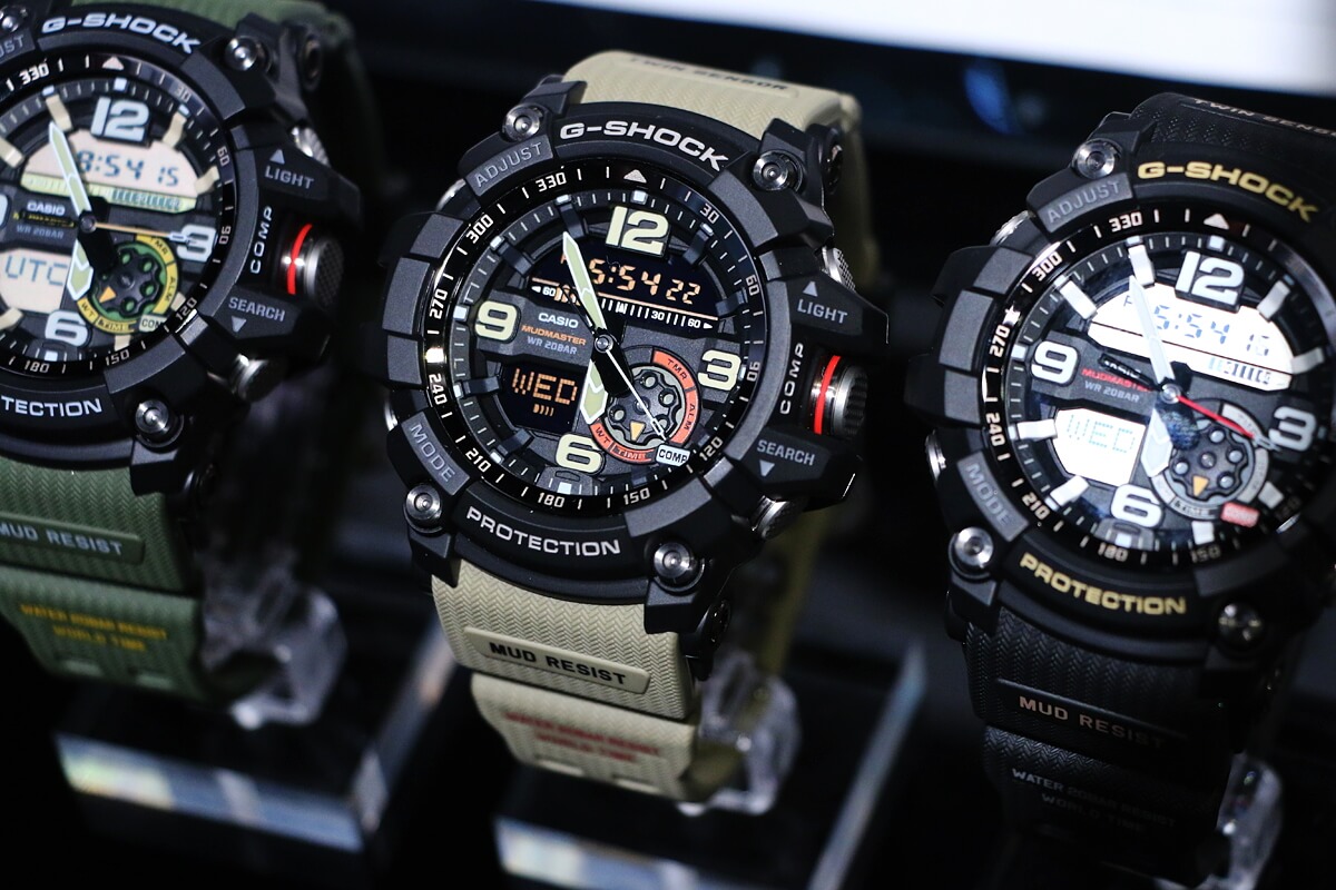 CASIO G-SHOCK นาฬิกาข้อมือ นาฬิกากันน้ำ นาฬิกาของแท้ ประกันศูนย์ CMG 1 ปี รุ่น GG-1000-1A นาฬิกาสีดำ