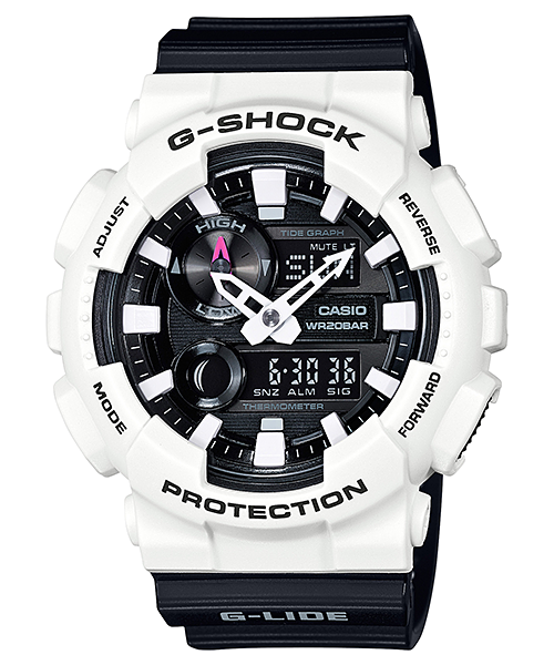 CASIO G-SHOCK นาฬิกาข้อมือ นาฬิกากันน้ำ นาฬิกาของแท้ ประกันศูนย์ CMG 1 ปี รุ่น GAX-100B-7A นาฬิกาสีขาว