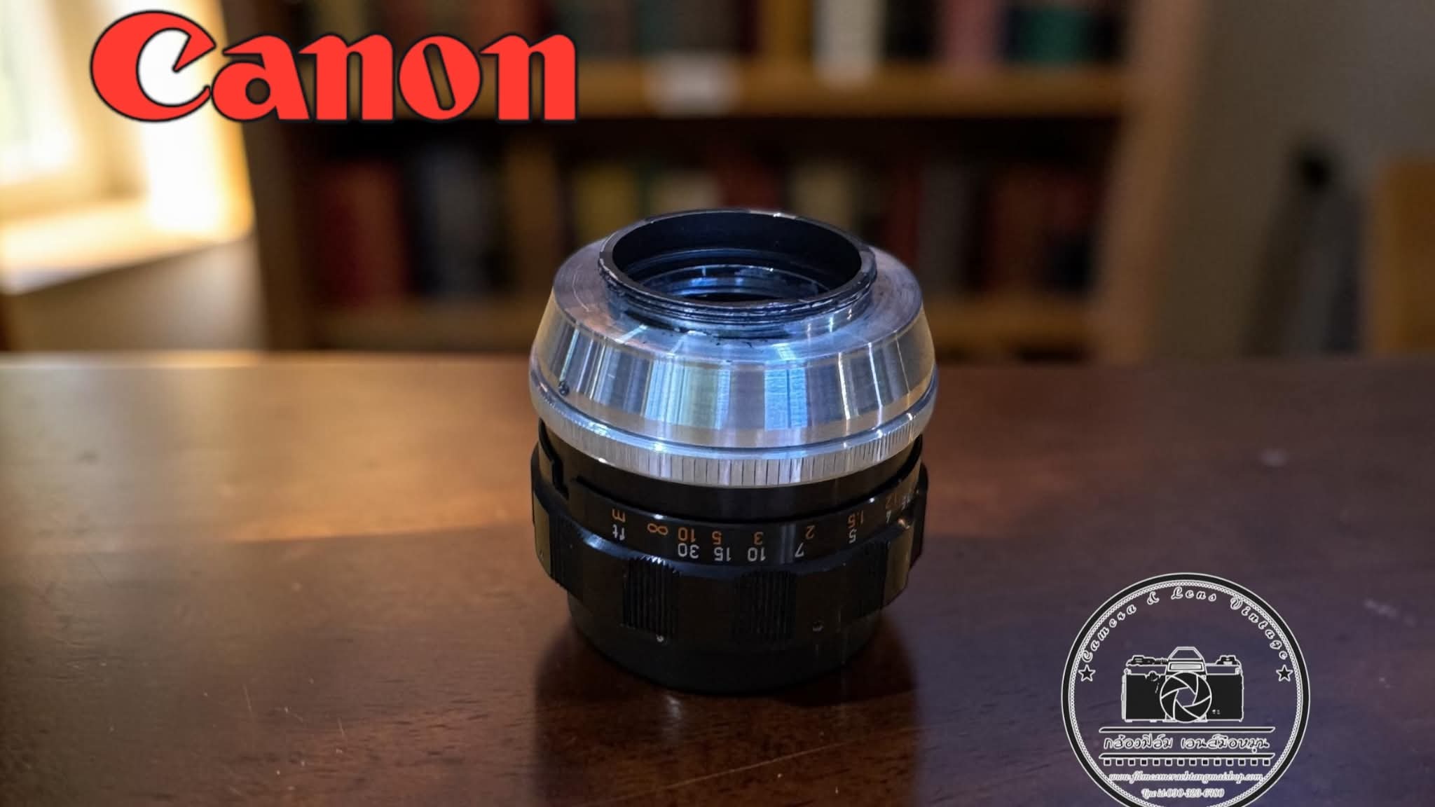 CANON LENS EX 50MM.F1.8 MODIFIED M39 MOUNT