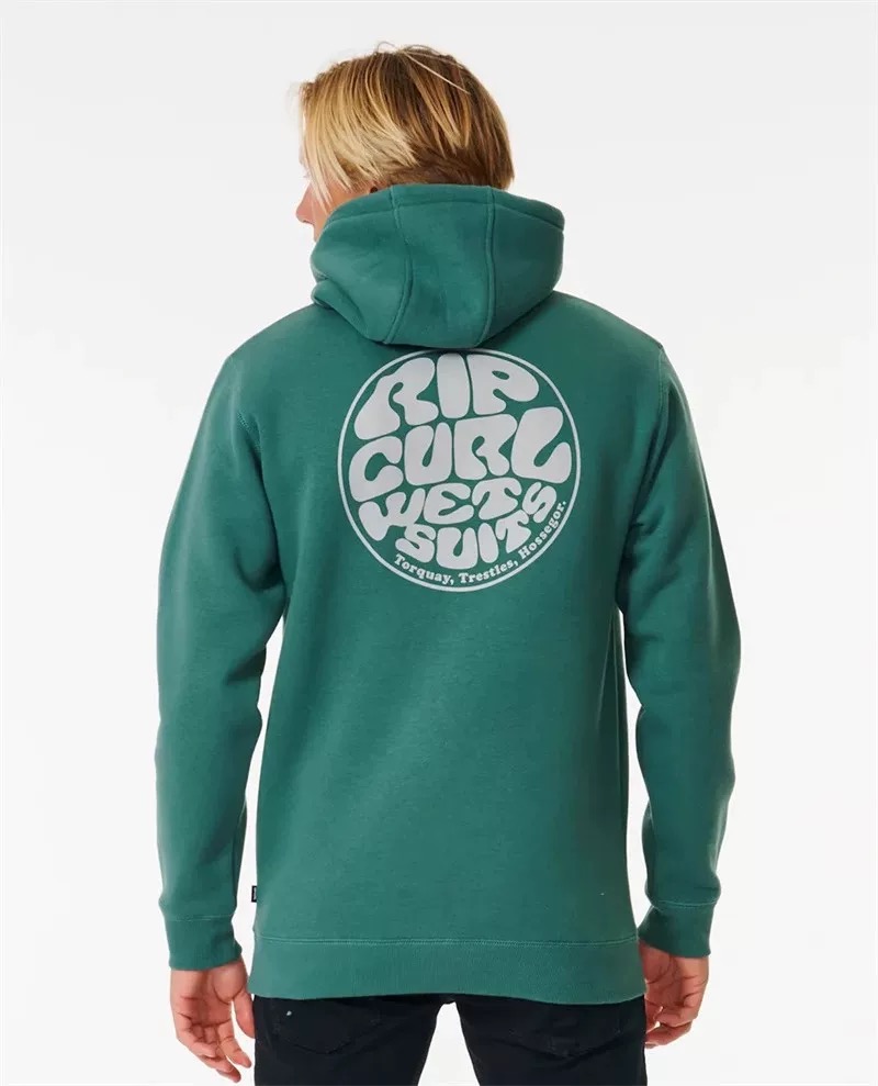 Ripcurl เสื้อฮู้ด ผู้ชาย Rip Curl Medina hoodie แบรนด์ RIPCURL แท้ สวย เท่ห์ มาก คะ Size L/XL/XXL สำเนา เทา