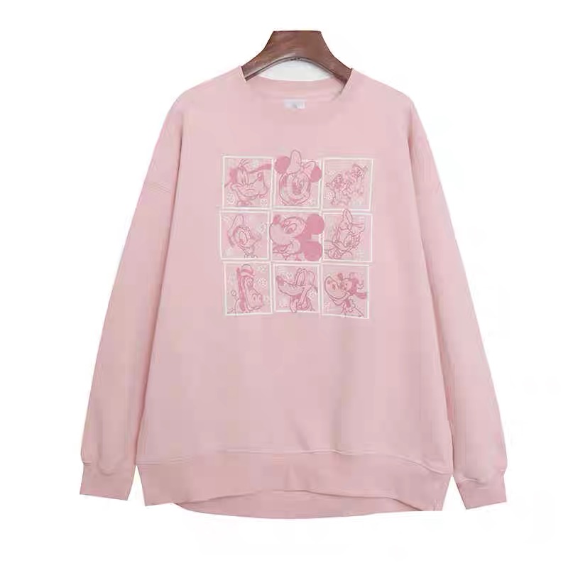 เสื้อวอร์ม สเวตเตอร์ Disney เสื้อมินนี่ มิคกี้ minnie mickey แขนยาว สีเทา ลายการ์ตูน MINNIEงานสวย มากคะ สำเนา สำเนา เทา