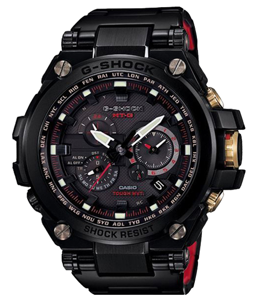 CASIO G-SHOCK นาฬิกาข้อมือ นาฬิกากันน้ำ นาฬิกาของแท้ ประกันศูนย์ CMG 1 ปี รุ่น MTG-S1030BD-1A นาฬิกาสีดำ