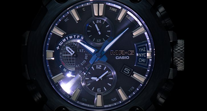 CASIO G-SHOCK นาฬิกาข้อมือ นาฬิกากันน้ำ นาฬิกาของแท้ ประกันศูนย์ CMG 1 ปี รุ่น MRG-G2000HT-1A นาฬิกาสีดำ