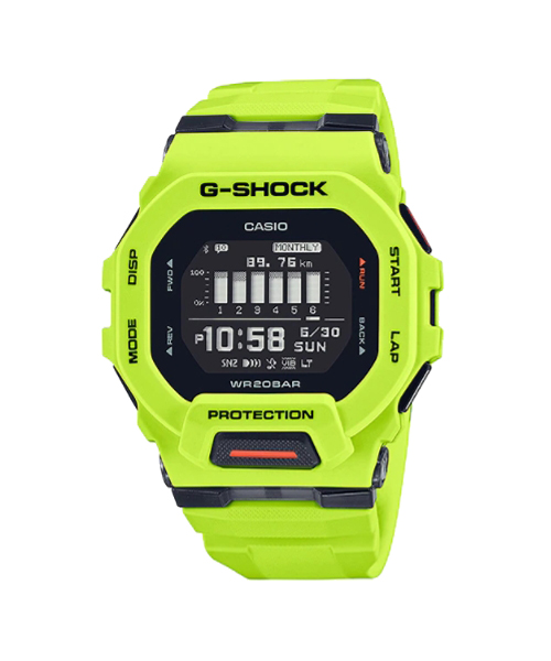 CASIO MID YEAR SALE G-SHOCK นาฬิกาข้อมือ นาฬิกากันน้ำ นาฬิกาของแท้ ประกันศูนย์ CMG 1 ปี รุ่น GBD-200-9 นาฬิกาสีเหลือง