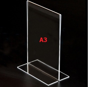 ป้ายสอดกระดาษ A3 ( โชว์กระดาษ 2 หน้า )