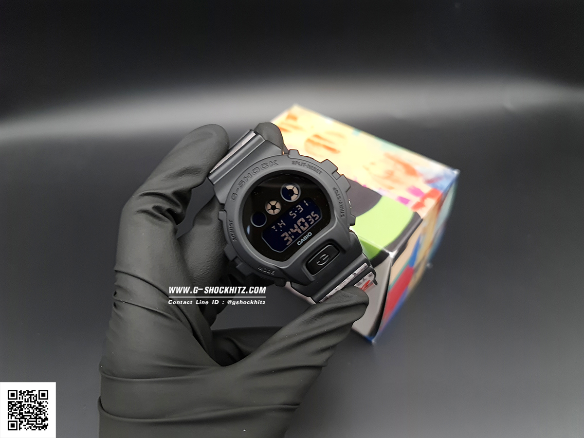 CASIO MID YEAR SALE G-SHOCK พร้อมส่ง นาฬิกาข้อมือ นาฬิกากันน้ำ นาฬิกาของแท้ ประกันศูนย์ CMG 1 ปี รุ่น DW-6900BBA-1STCR LIMITED นาฬิกาสีดำ