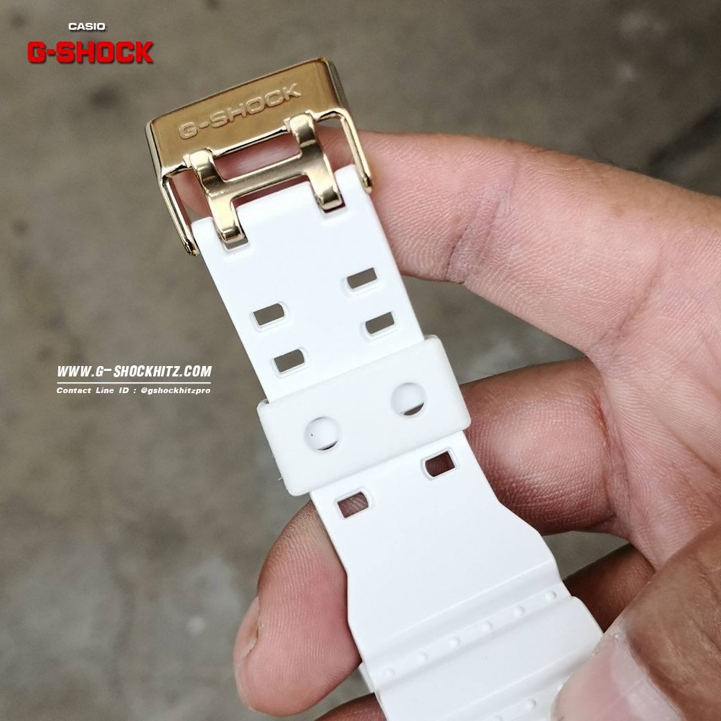 CASIO G-SHOCK นาฬิกาข้อมือ นาฬิกากันน้ำ นาฬิกาของแท้ ประกันศูนย์ CMG 1 ปี รุ่น GA-110DDR-7A นาฬิกาสีขาว