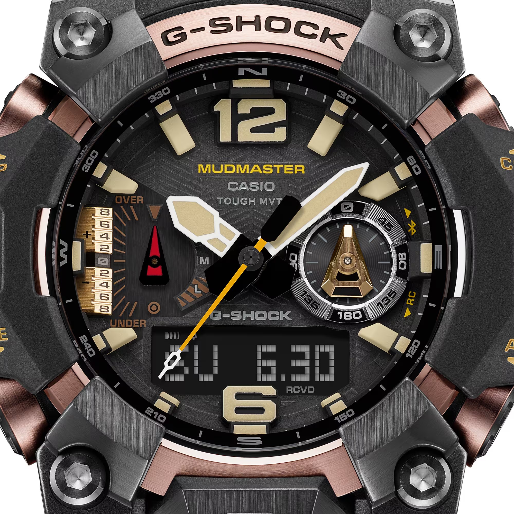 CASIO G-SHOCK นาฬิกาข้อมือ นาฬิกากันน้ำ นาฬิกาของแท้ ประกันศูนย์ CMG 1 ปี รุ่น GWG-B1000-1A4 นาฬิกาสีแดง