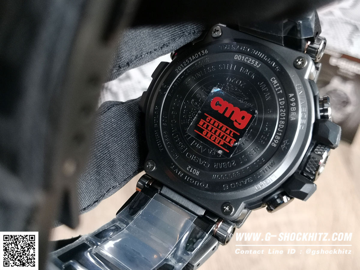 CASIO G-SHOCK นาฬิกาข้อมือ นาฬิกากันน้ำ นาฬิกาของแท้ ประกันศูนย์ CMG 1 ปี รุ่น MTG-B1000WLP-1A นาฬิกาสีดำ