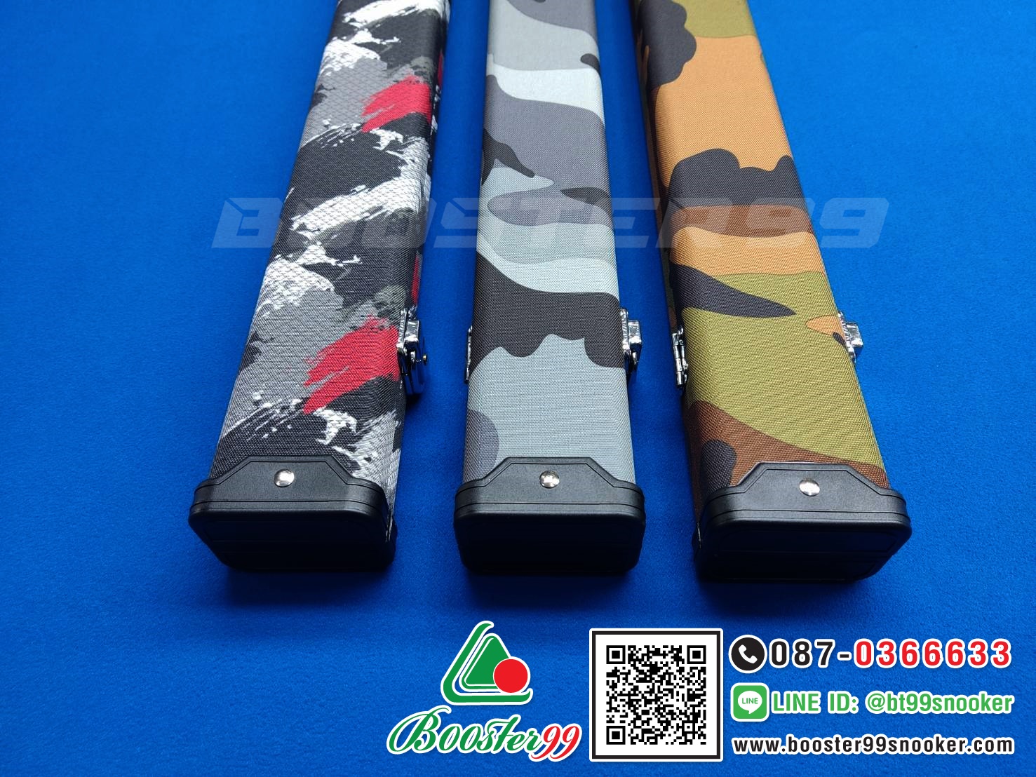 กล่องใส่ ไม้คิวต่อ 2ท่อน 3/4ส่วน หุ้มผ้าPVC (ไม่ขาดง่าย) รุ่นพิเศษ (ราคาต่อ 1ใบ)