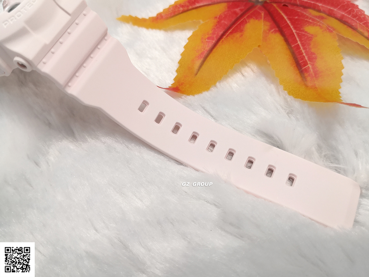 CASIO BABY-G นาฬิกาข้อมือ นาฬิกากันน้ำ นาฬิกาของแท้ ประกันศูนย์ CMG 1 ปี รุ่น BA-130WP-4A นาฬิกาสีชมพู