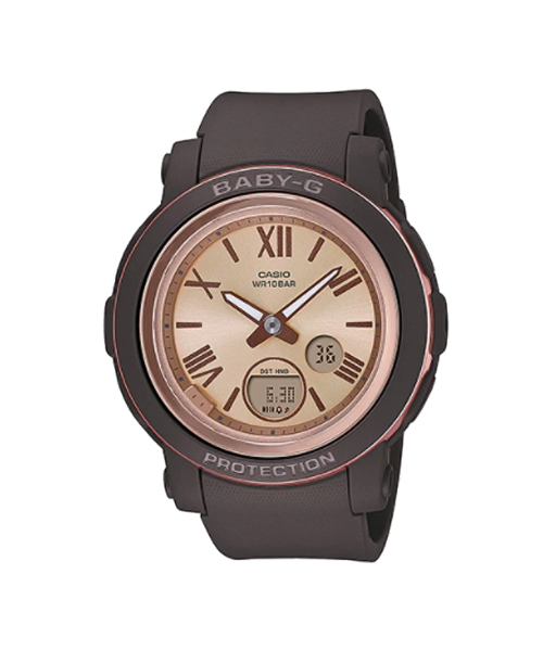 CASIO BABY-G นาฬิกาข้อมือ นาฬิกากันน้ำ นาฬิกาของแท้ ประกันศูนย์ CMG 1 ปี รุ่น BGA-290-5A นาฬิกาสีน้ำตาล