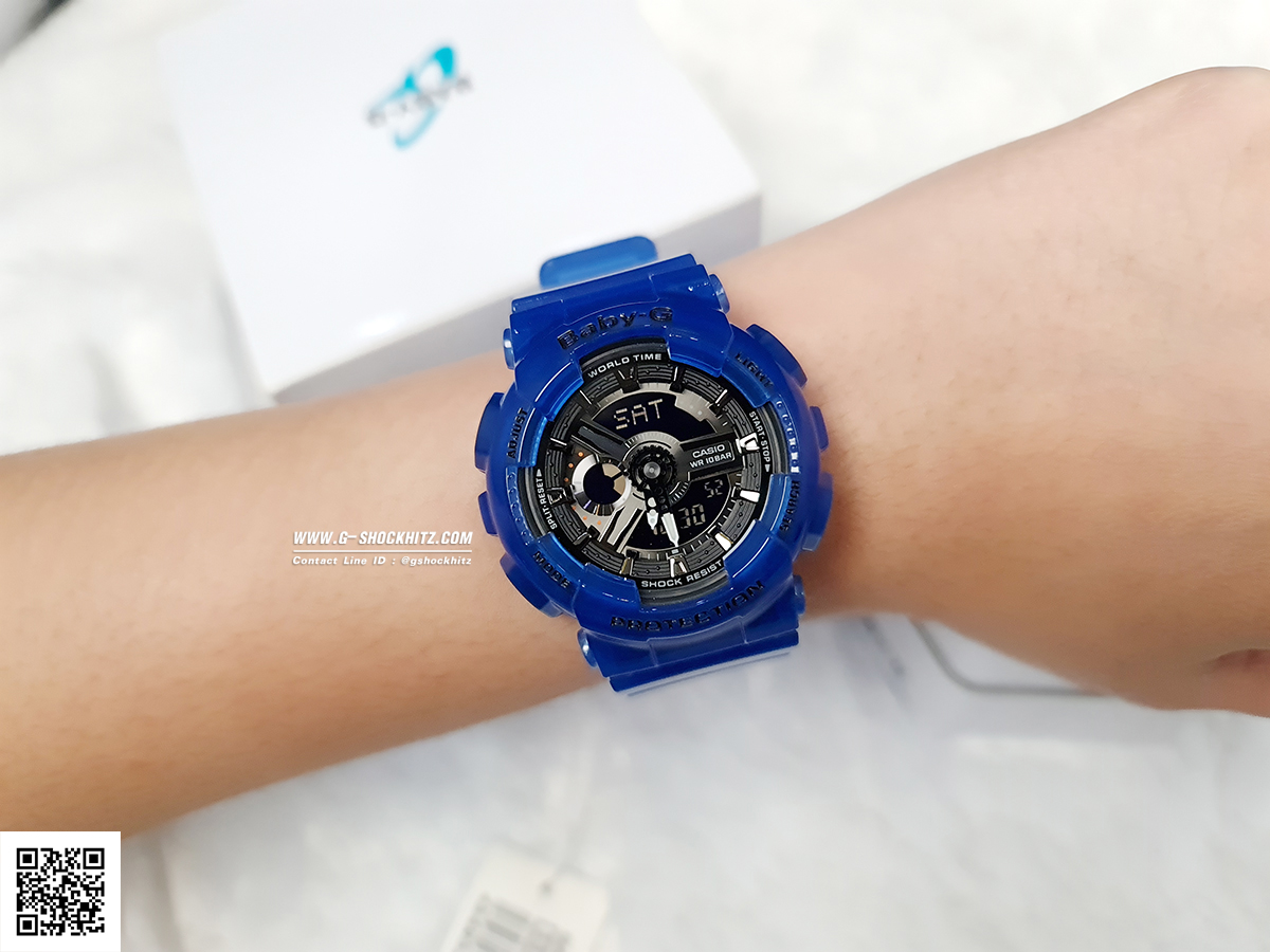 CASIO MID YEAR SALE BA-110CR-2A นาฬิกาสีน้ำเงิน
