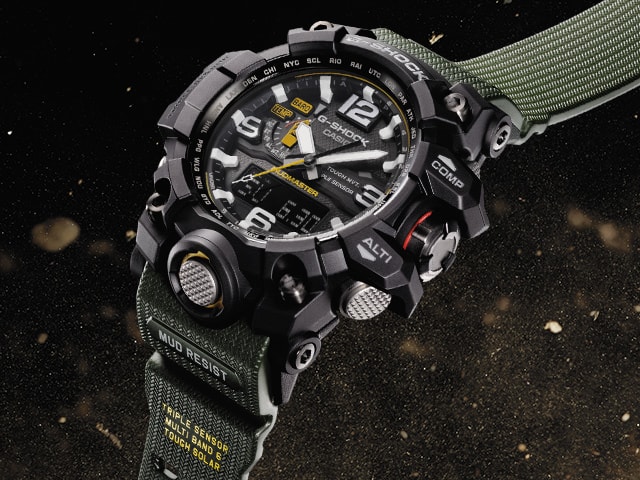 CASIO G-SHOCK นาฬิกาข้อมือ นาฬิกากันน้ำ นาฬิกาของแท้ ประกันศูนย์ CMG 1 ปี รุ่น GWG-1000-1A3 นาฬิกาสีดำ