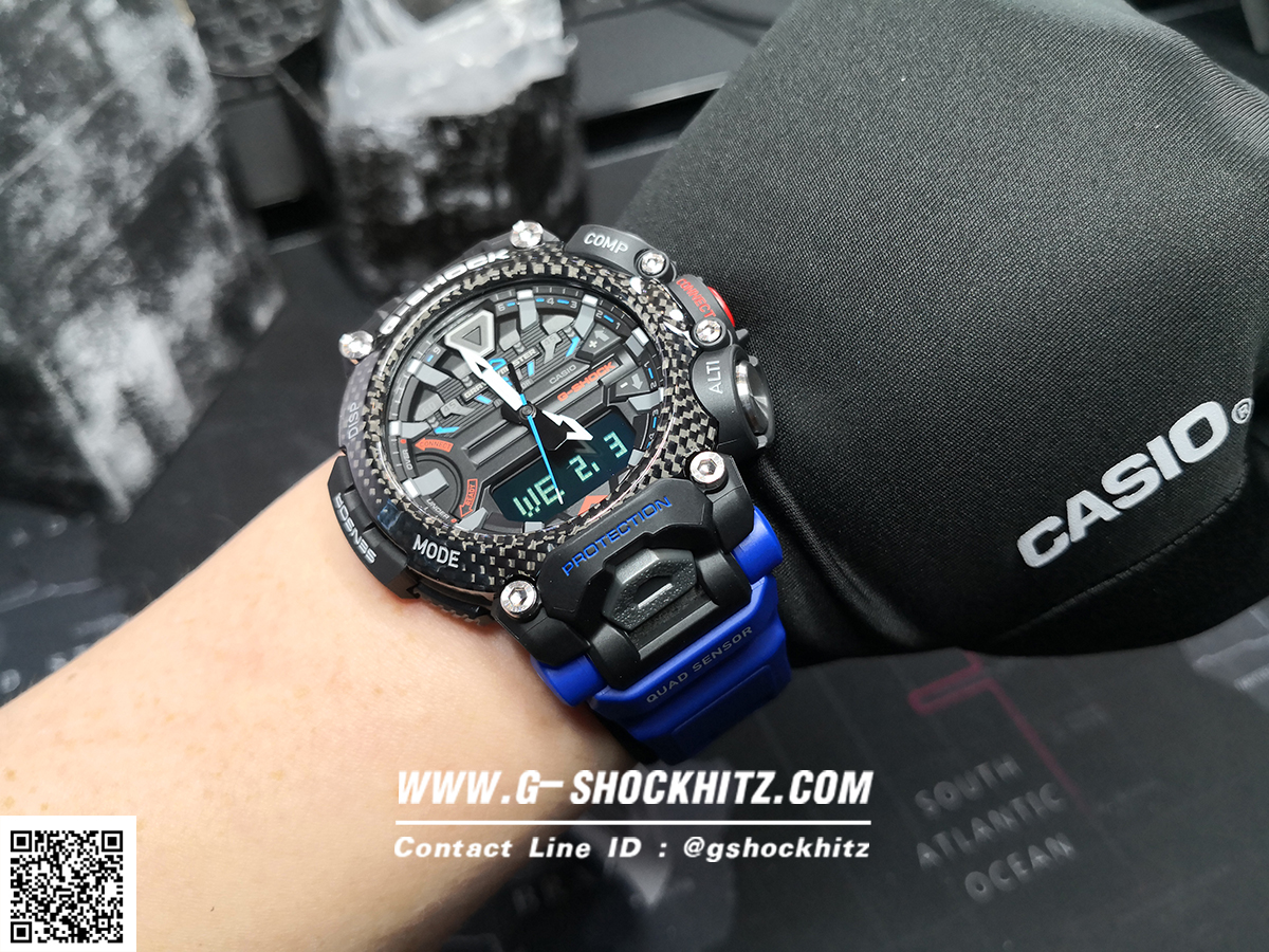 CASIO MID YEAR SALE G-SHOCK พร้อมส่ง นาฬิกาข้อมือ นาฬิกากันน้ำ นาฬิกาของแท้ ประกันศูนย์ CMG 1 ปี รุ่น GR-B200-1A2 นาฬิกาสีดำ