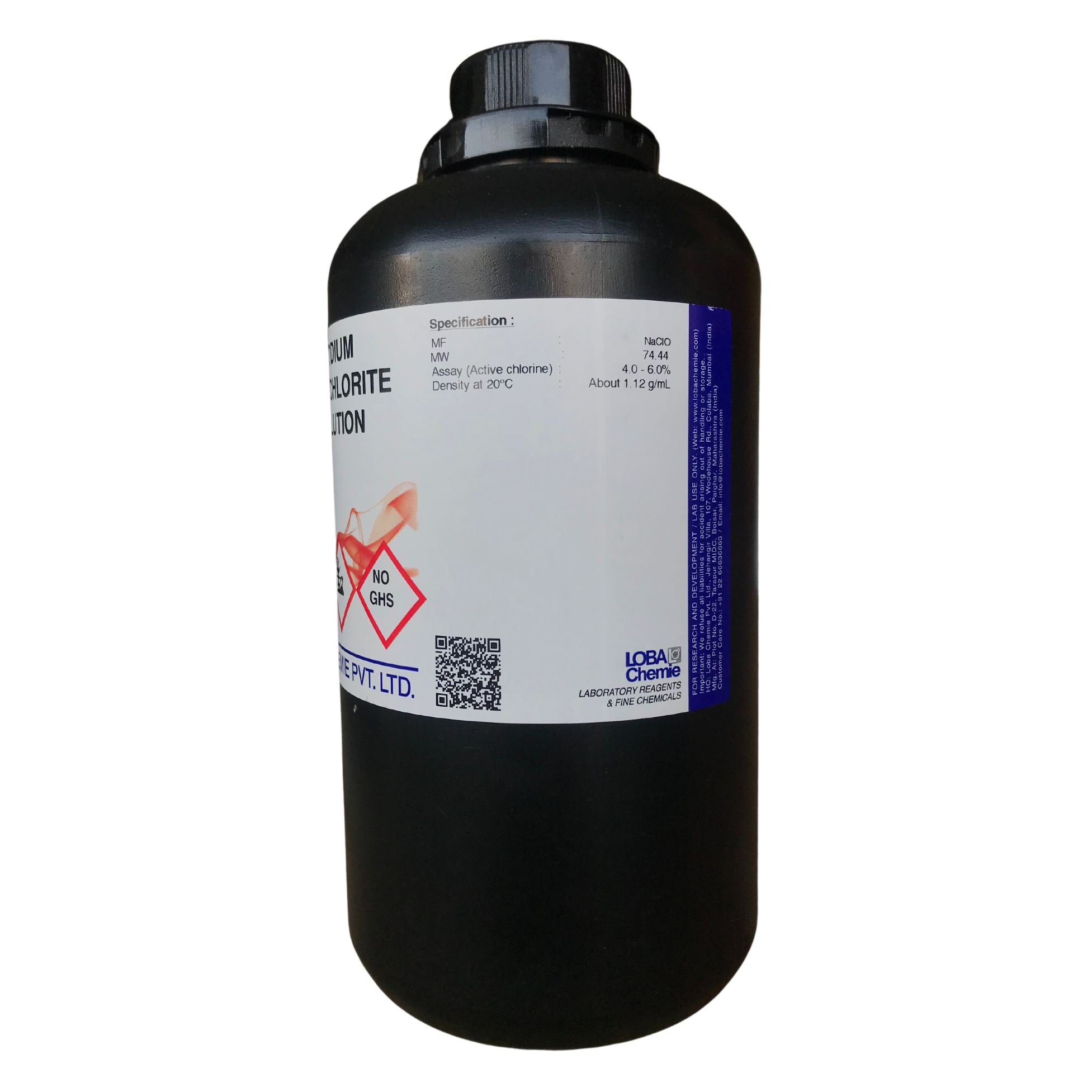 Sodium Hypochlorite Solution, Lab 1 L. Loba Chemie™