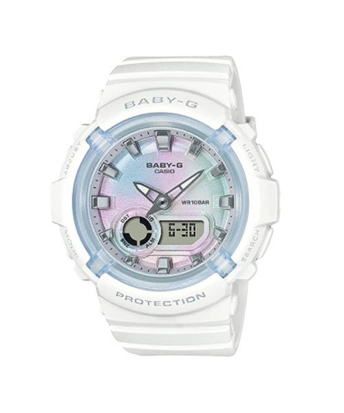 CASIO BABY-G นาฬิกาข้อมือ นาฬิกากันน้ำ นาฬิกาของแท้ ประกันศูนย์ CMG 1 ปี รุ่น BGA-280-7A นาฬิกาสีขาว