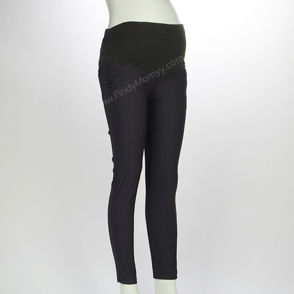 กางเกงทำงาน สีเทาเข้ม มีกระเป๋า มีสายปรับรอบท้อง