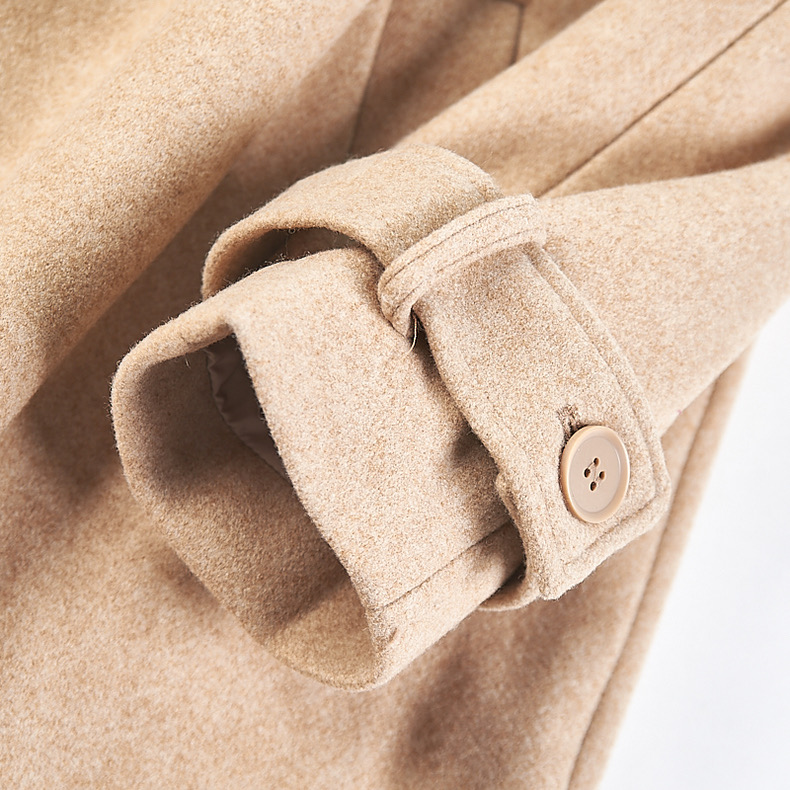 เสื้อโค้ท โค้ทวูลแต่งเฟอร์ เสื้อกันหนาว Trench coat โค้ทยาว ปกเฟอร์ trench coat fur collar ✨GIADA ✨ (ปกเฟอร์ถอดได้ค่ะ) WY1284