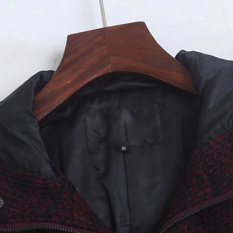 เสื้อโค้ท ฮู้ด เสื้อกันหนาว Pea coat กันหนาวฮู้ด กระดุมไม้ ดำ