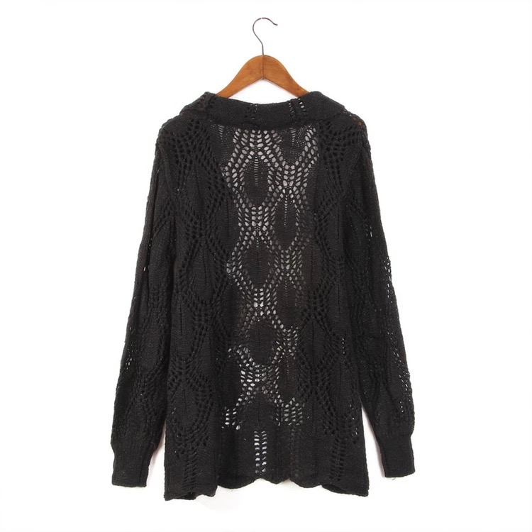 เสื้อหนาวไหมพรม เสื้อคลุมกันหนาว ไหมพรมตัวยาว แซมไหมวิ้งค์ แบรนด์เนม H&M สวยหรู เก๋มากคะ Free size