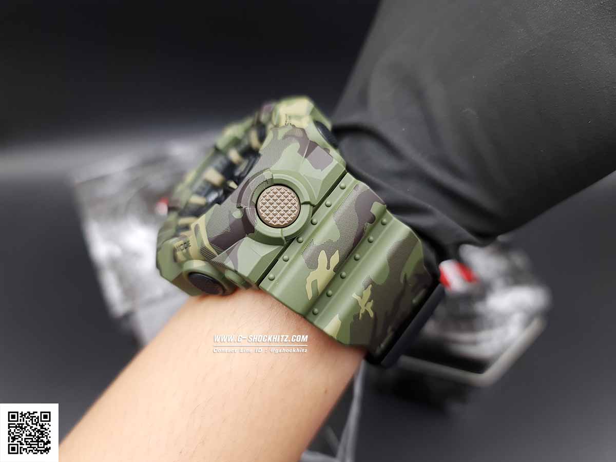 CASIO G-SHOCK นาฬิกาข้อมือ นาฬิกากันน้ำ นาฬิกาของแท้ ประกันศูนย์ CMG 1 ปี รุ่น GA-700CM-3A นาฬิกาสีเขียว