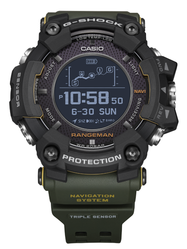 CASIO G-SHOCK นาฬิกาข้อมือ นาฬิกากันน้ำ นาฬิกาของแท้ ประกันศูนย์ CMG 1 ปี รุ่น GPR-B1000-1B นนาฬิกาสีดำ