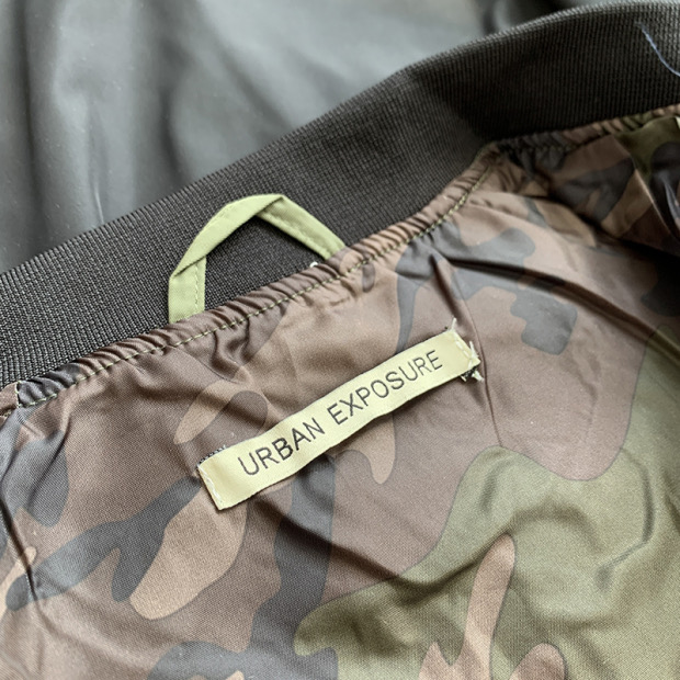 URBAN EXPOSURE เสื้อทหาร เสื้อนอกเขียวทหาร เสื้อนอกแนวทหาร แพทเทินสวย เท่ห์มาก คะ แบรนด์URBAN EXPOSURE เขียว