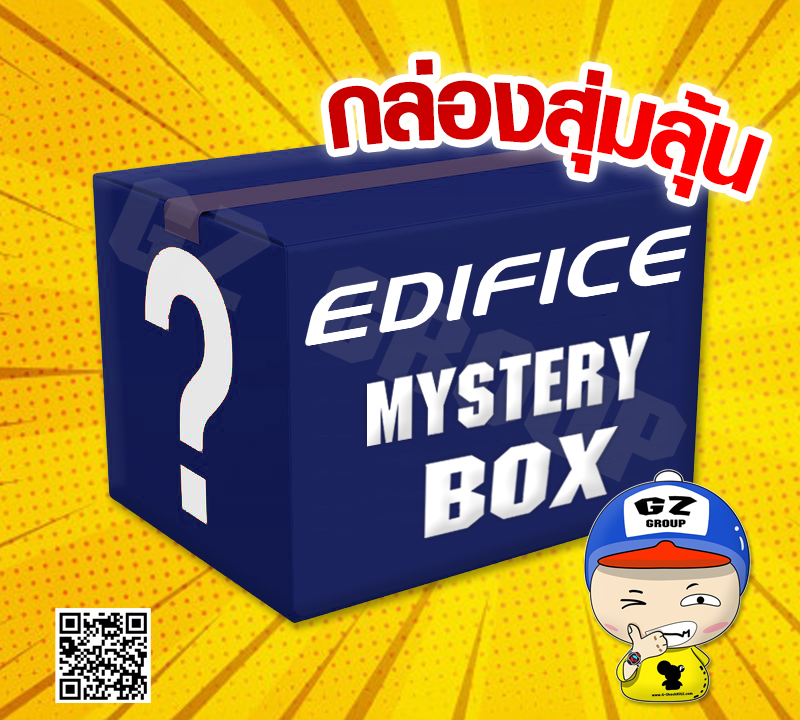 CASIO EDIFICE กล่องสุ่ม EDIFICE MYSTERY BOX นาฬิกาข้อมือ นาฬิกากันน้ำ นาฬิกาของแท้ ประกันศูนย์ CMG 1 ปี EDIFICE สุ่ม