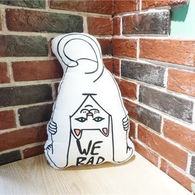 Ripndip หมอนแมวRIPNDIP แมวทะลึ่ง ท่าก้มหัว WE BAD เนื้อนุ่ม ขนเนียนมากคะ สำหรับของขวัญของฝากแนวๆคะ สำเนา สำเนา