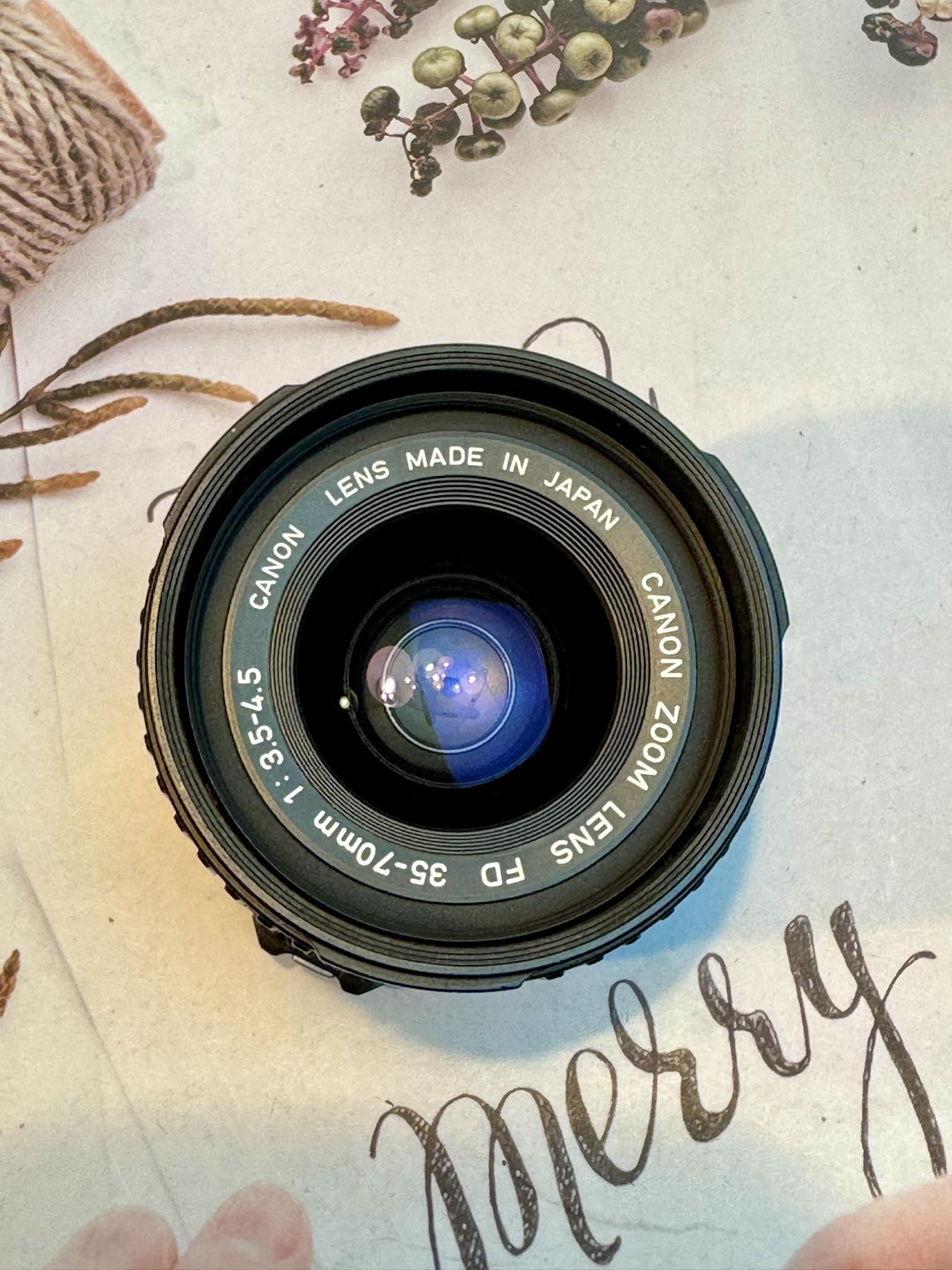 CANON ZOOM LENS FD 35-70MM.F3.5-4.5 MACRO FD MOUNT