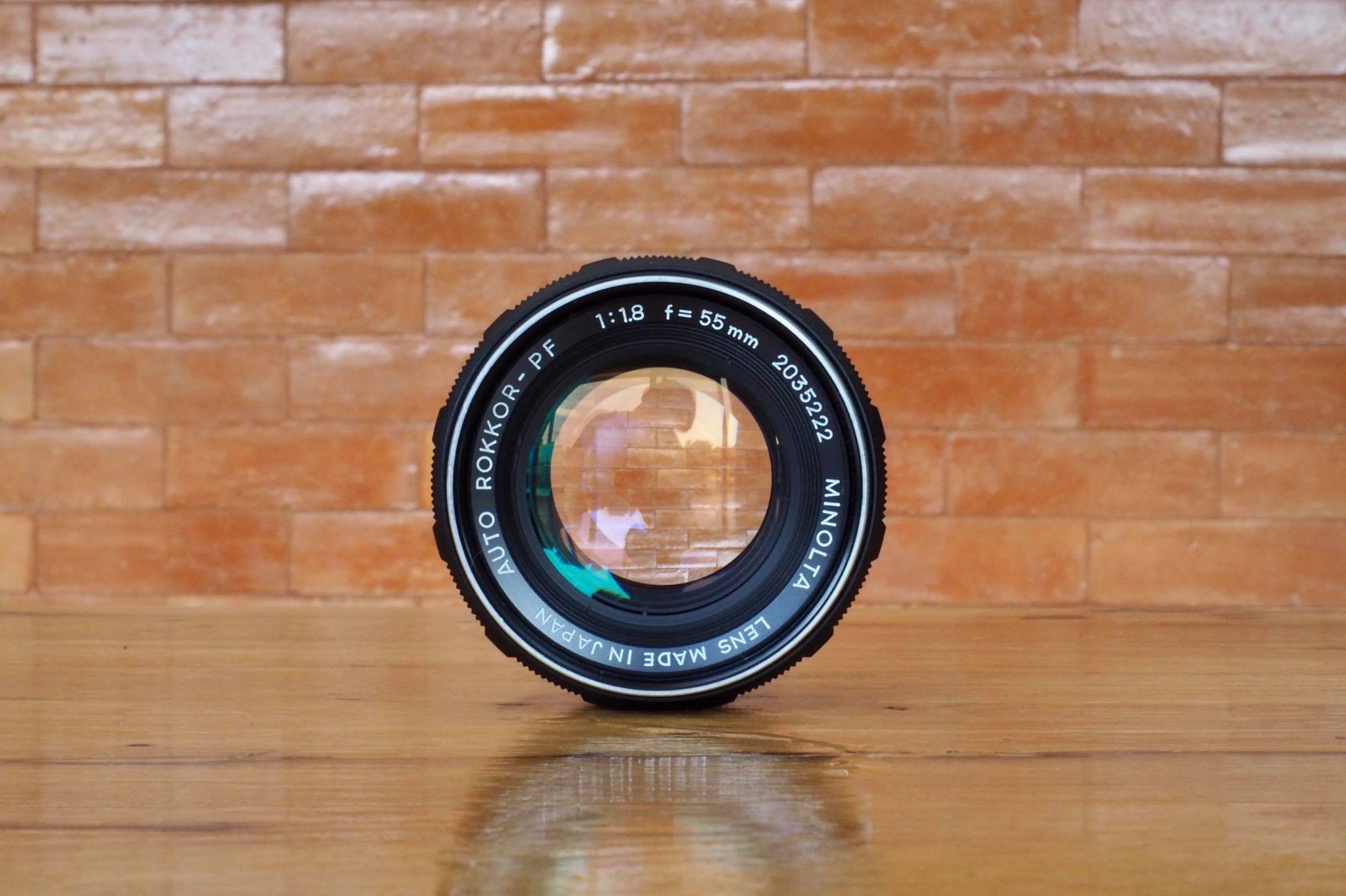 MINOLTA AUTO ROKKOR-PF 55MM.F1.8