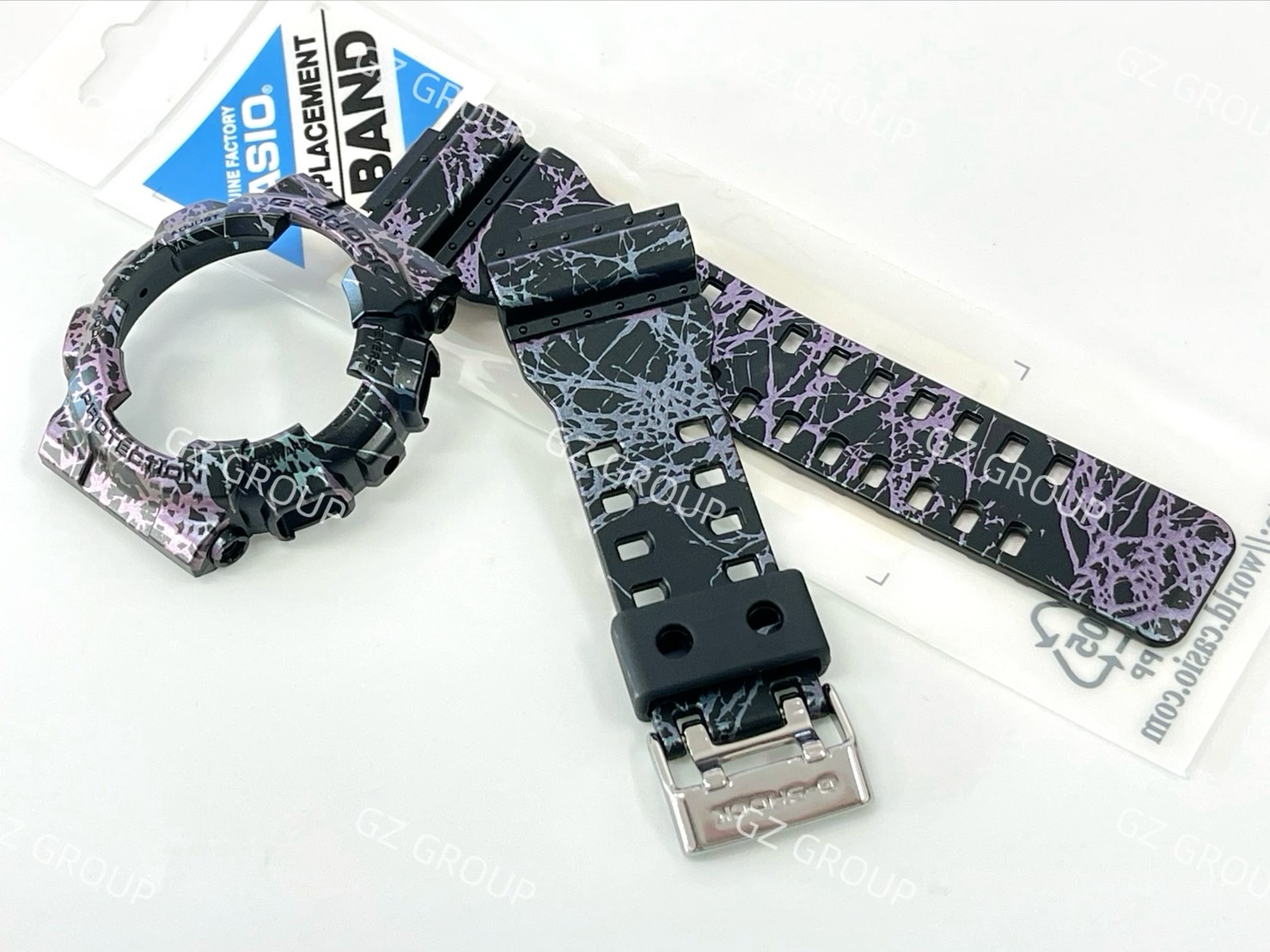 CASIO GENUINE FACTORY CASIO REPLACEMENT อะไหล่นาฬิกา G-SHOCK พร้อมส่ง รุ่น GA-110PM-1A กรอบสายสีดำ