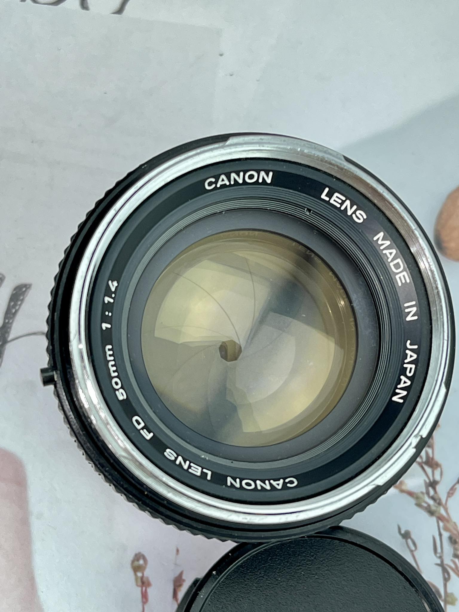 CANON LENS FD 50MM.F1.4