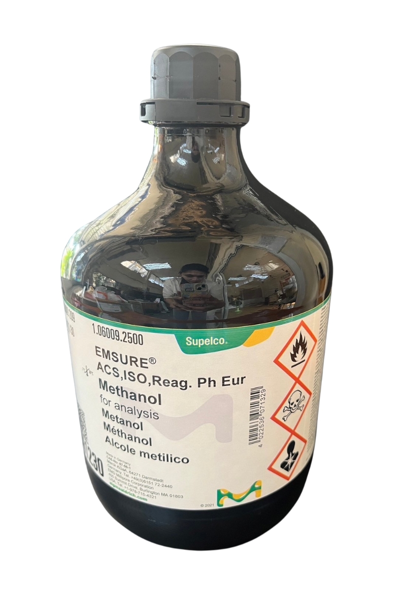 Methanol for analysis EMSURE® ACS,ISO,Reag. Ph Eur 2.5 L, Merck®