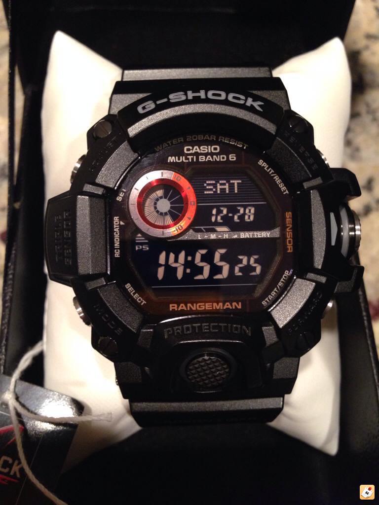 CASIO G-SHOCK นาฬิกาข้อมือ นาฬิกากันน้ำ นาฬิกาของแท้ ประกันศูนย์ CMG 1 ปี รุ่น GW-9400BJ-1J นาฬิกาสีดำ