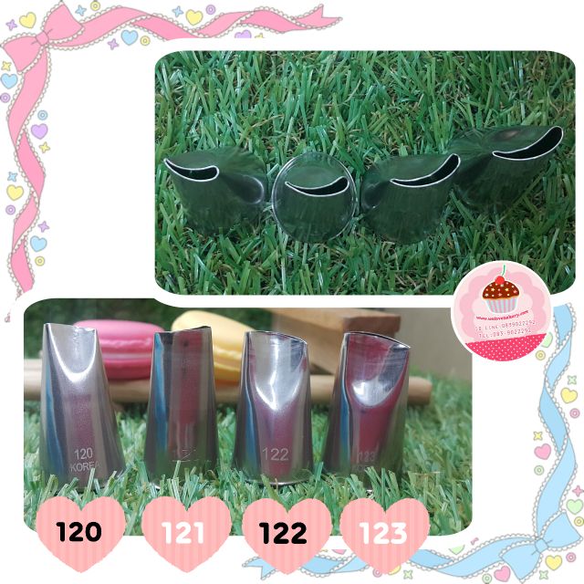 หัวบีบ Petal บีบกลีบแบบโค้ง 59-123