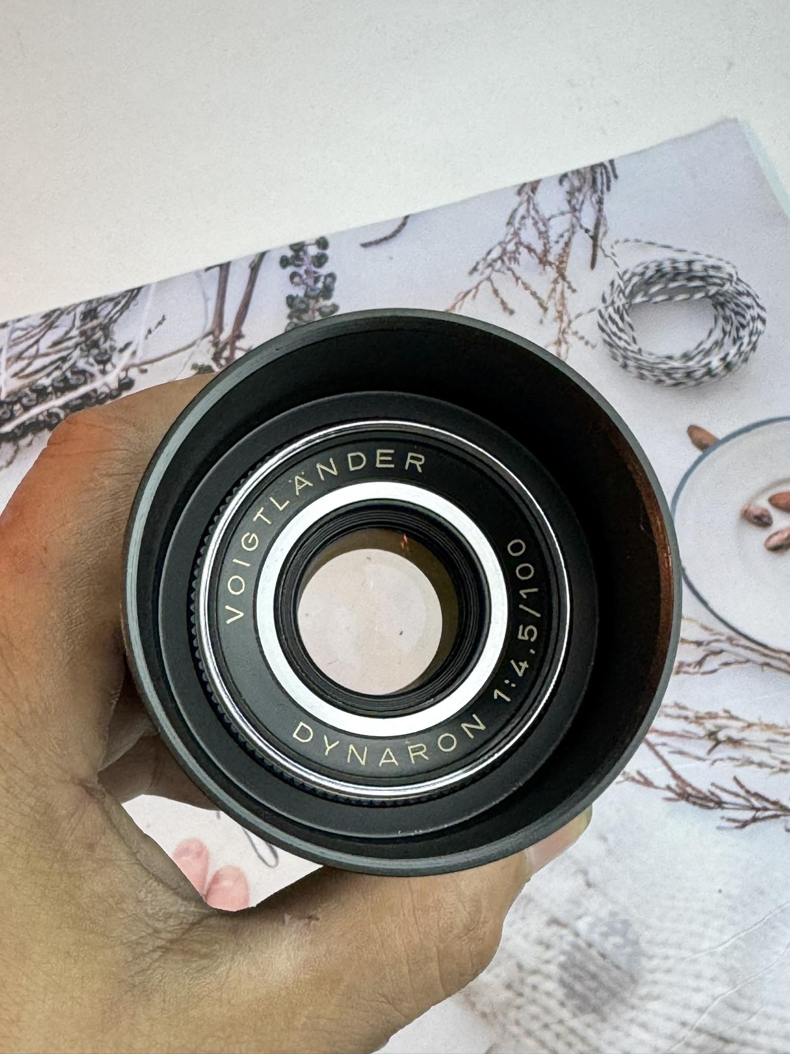 VOIGTANDER DYNARON 100MM.F4.5 MODIFIED M39 MOUNT