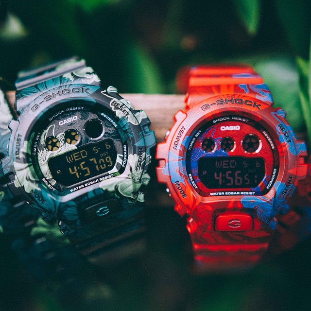 CASIO G-SHOCK G-SHOCK นาฬิกาข้อมือ นาฬิกากันน้ำ นาฬิกาของแท้ ประกันศูนย์ CMG 1 ปี รุ่น GMD-S6900F-4D นาฬิกาสีแดง