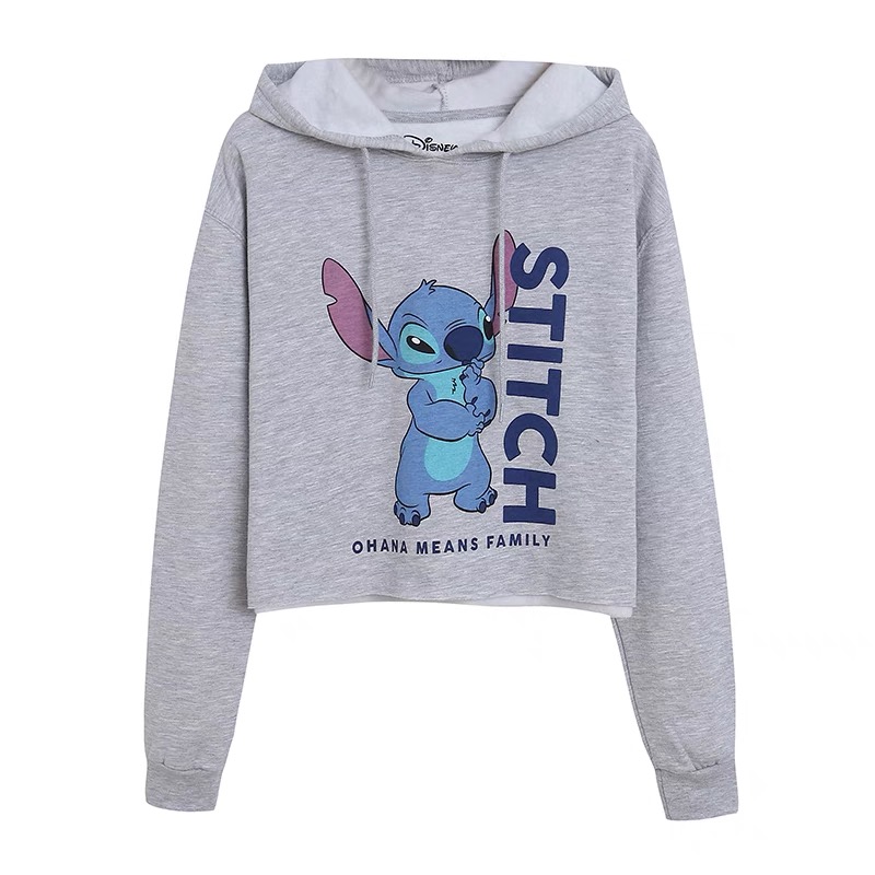 เสื้อฮู้ด stitch Disney เสื้อยืด แขนยาว สีฟ้า ลายการ์ตูน STITCH งานสวย มากคะ สำเนา สำเนา ฟ้า