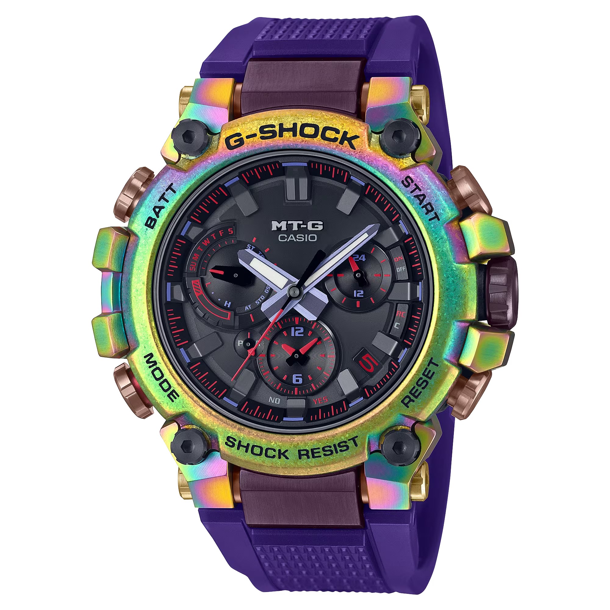 CASIO G-SHOCK นาฬิกาข้อมือ นาฬิกากันน้ำ นาฬิกาของแท้ ประกันศูนย์ CMG 1 ปี รุ่น MTG-B3000PRB-1A นาฬิกาสีดำ