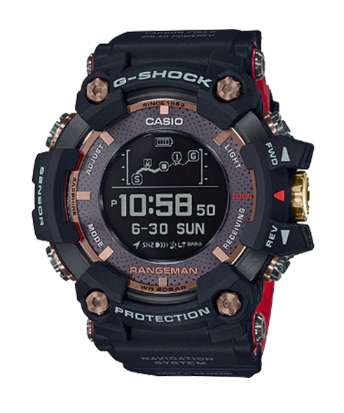 CASIO G-SHOCK นาฬิกาข้อมือ นาฬิกากันน้ำ นาฬิกาของแท้ ประกันศูนย์ CMG 1 ปี รุ่น GPR-B1000TF-1 นนาฬิกาสีดำ