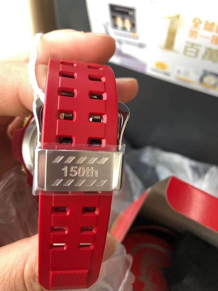 CASIO G-SHOCK นาฬิกาข้อมือ นาฬิกากันน้ำ นาฬิกาของแท้ ประกันศูนย์ CMG 1 ปี รุ่น GW-9400FSD-4 นาฬิกาสีแดง