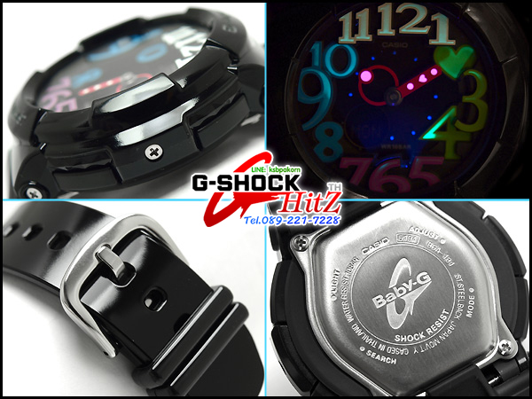 CASIO BABY-G นาฬิกาข้อมือ นาฬิกากันน้ำ นาฬิกาของแท้ ประกันศูนย์ CMG 1 ปี รุ่น BGA-131-1B2 นาฬิกาสีดำ