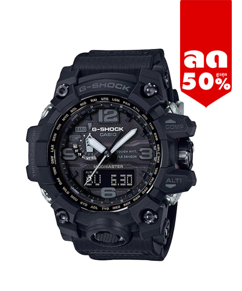 CASIO MID YEAR SALE G-SHOCK นาฬิกาข้อมือ นาฬิกากันน้ำ นาฬิกาของแท้ ประกันศูนย์ CMG 1 ปี รุ่น GWG-1000-1A1 นาฬิกาสีดำ